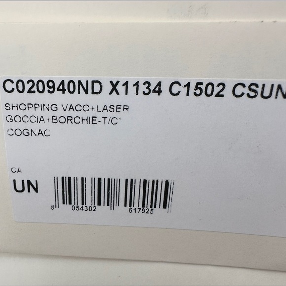 Campomaggi “Catullo Laser Drop Bag” in studded cognac leather. New with tags! - Picture 5 of 11